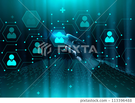 Recruitment concept, search for a team for a successful business 113396488