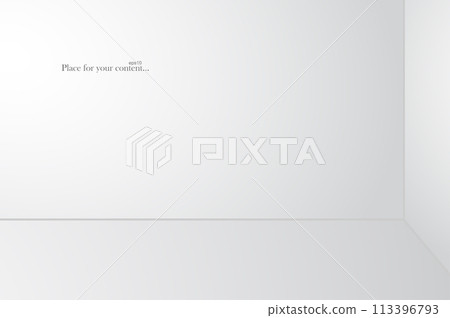 White 3d copyspace. White 3d copyspace. 113396793