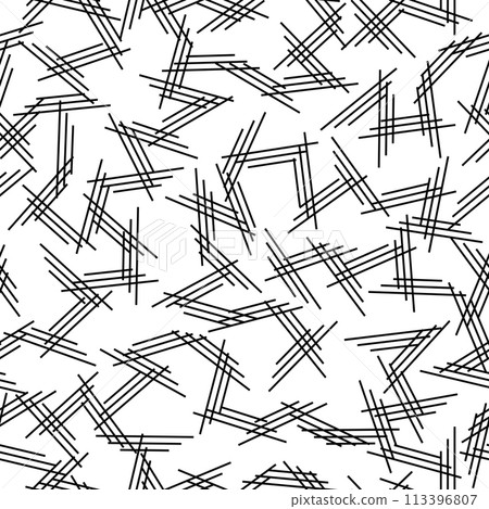 Geometric seamless pattern with lines. Geometric seamless pattern with lines. 113396807