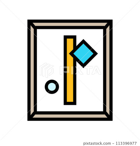 minimalist art lifestyle color icon vector illustration 113396977