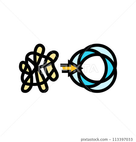 essentialism lifestyle color icon vector illustration essentialism lifestyle color icon vector illustration 113397033