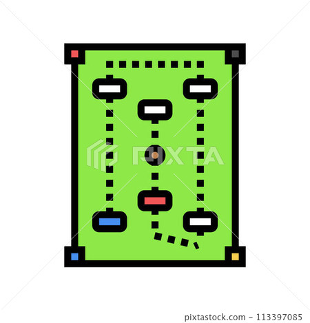 court croquet game color icon vector illustration court croquet game color icon vector illustration 113397085