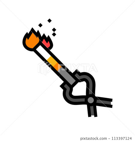 hot metal blacksmith color icon vector illustration hot metal blacksmith color icon vector illustration 113397124