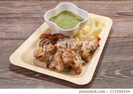 Indian cuisine - Malay tikka barbecue Indian cuisine - Malay tikka barbecue 113398344