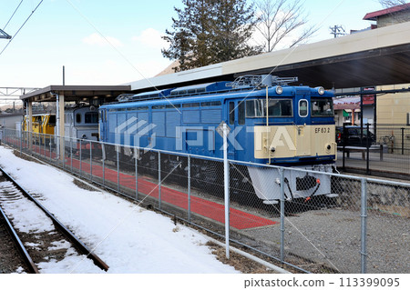 Karuizawa, Nagano Prefecture, Shinano Railway Karuizawa Station, EF 63 2 113399095