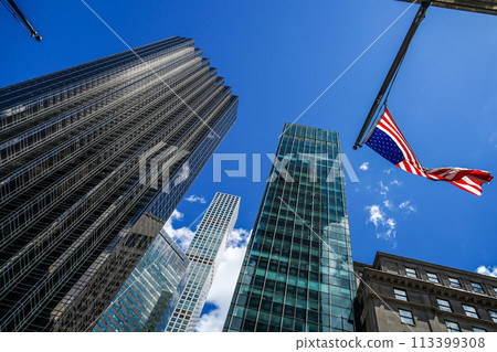Trump Tower and Star-Spangled Banner 113399308