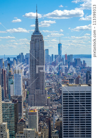New York Cityscape (from Rockefeller Center) 113399313