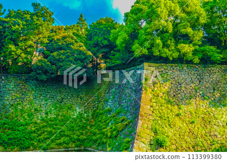 Ishigaki of Edo castle Ishigaki of Edo castle 113399380