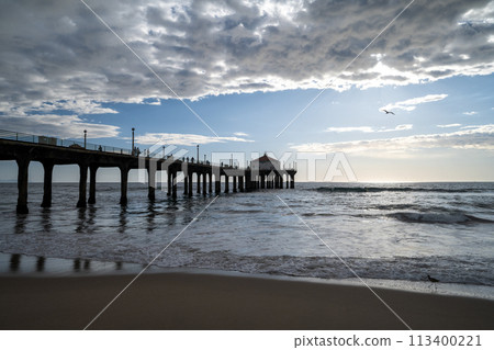 Sunset over the sea Sunset over the sea 113400221