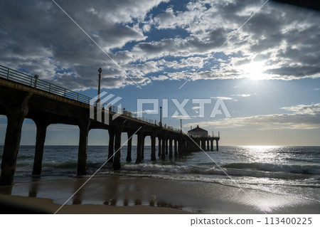 Sunset over the sea Sunset over the sea 113400225