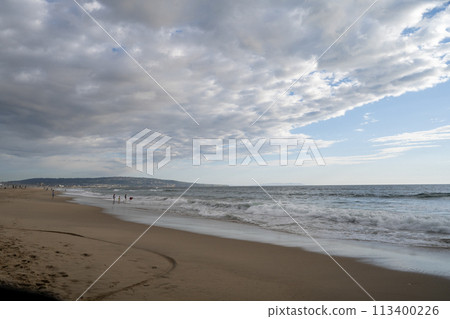 Sunset over the sea Sunset over the sea 113400226