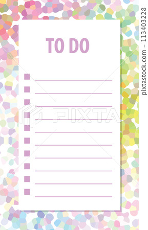 To do list blank template 113403228