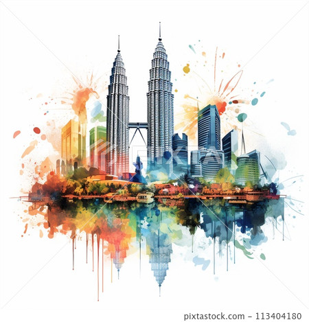 Contrasting Beauty of Kuala Lumpur: Petronas Twin Towers, Street Art, and Bustling Markets Contrasting Beauty of Kuala Lumpur: Petronas Twin Towers, Street Art, and Bustling Markets 113404180