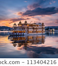 Gracefully Floating Lake Palace in Udaipur 113404216