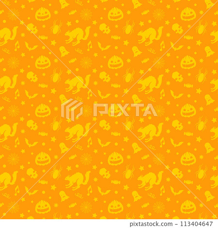 Halloween pattern vector design for background 113404647