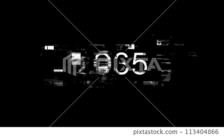 2035 text with screen effects of technological glitches 2035 text with screen effects of technological glitches 113404866