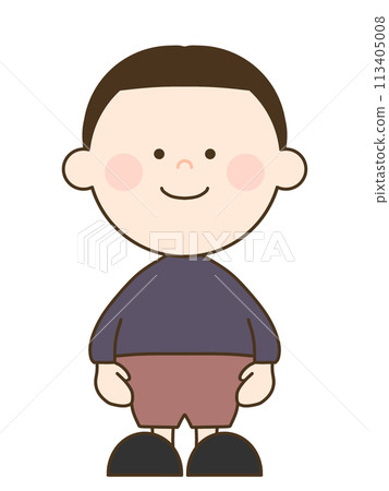 有兩個頭的可愛男孩 113405008
