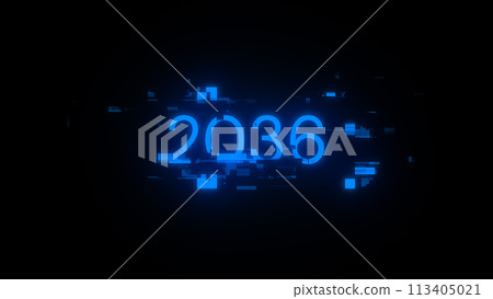 2036 text with screen effects of technological glitches 2036 text with screen effects of technological glitches 113405021