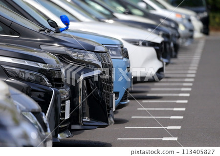 停放的客車影像 113405827