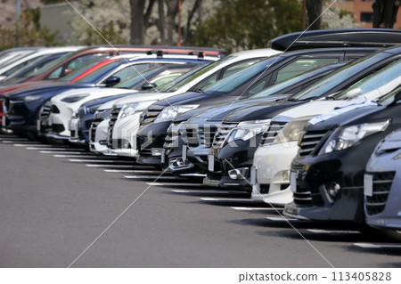 停放的客車影像 停放的客車影像 113405828