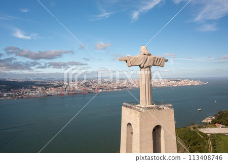 Aerial view monument Sanctuary of Christ the King Aerial view monument Sanctuary of Christ the King 113408746