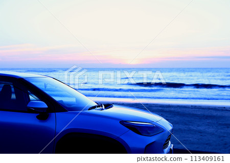 從海上和汽車的日出 從海上和汽車的日出 113409161