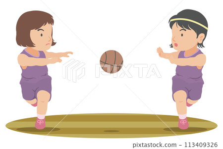 籃球跑步傳球 籃球跑步傳球 113409326