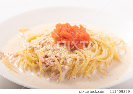 Mentaiko cream pasta Mentaiko cream pasta 113409839