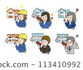 People of all ages and genders thinking about housing 113410992