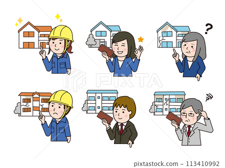 所有年齡層的男性和女性都在考慮住房問題 113410992