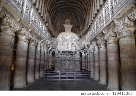 印度世界遺產阿旃陀石窟 印度世界遺產阿旃陀石窟 113411305