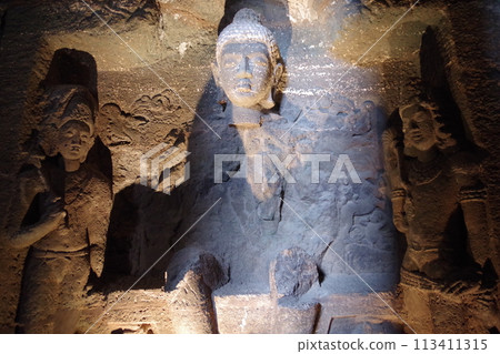 India World Heritage Ajanta Caves 113411315