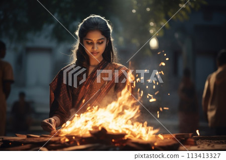 Vibrant indian celebrations lifestyle: a tapestry of traditions, joy, and cultural richness, weaving together family, community, and the essence of festivity in every moment. Vibrant indian celebrations lifestyle: a tapestry of traditions, joy, and cultural richness, weaving together family, community, and the essence of festivity in every moment. 113413327