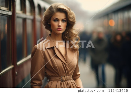 Retro chic: women in hats embracing 1960s fashion, showcasing iconic style and vintage elegance, a nostalgic journey into the glamorous era of classic headwear and timeless trends Retro chic: women in hats embracing 1960s fashion, showcasing iconic style and vintage elegance, a nostalgic journey into the glamorous era of classic headwear and timeless trends 113413426