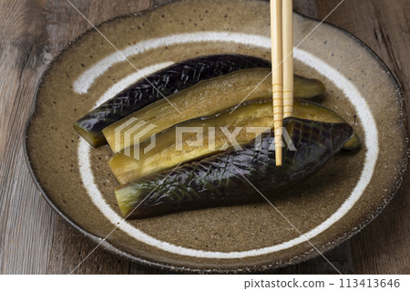 水煮茄子的佈置 113413646