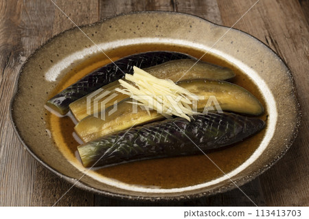 Braised eggplant 113413703