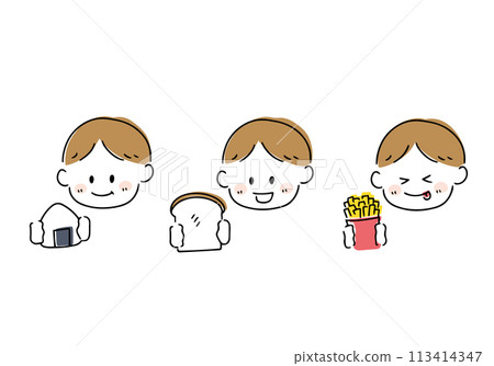 食物和男孩套裝 食物和男孩套裝 113414347