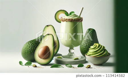 Very delicious fruit avocado Avocado juice Avocado orchard Avocado party Commercial avocado pictures Avocado dessert dinner Avocado production season 113414382