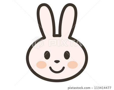 兔子的微笑插畫 113414477