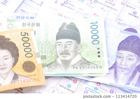 韓國貨幣、韓元紙幣 113414720