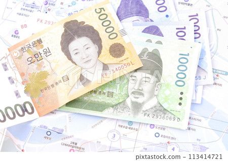 韓國貨幣、韓元紙幣 113414721
