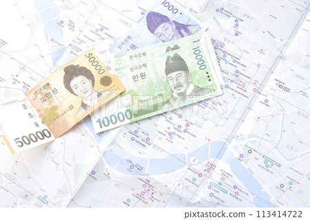 韓國貨幣、韓元紙幣 113414722