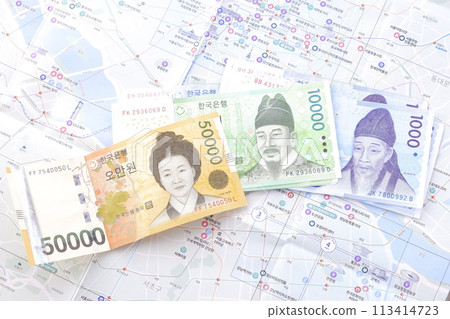 韓國貨幣、韓元紙幣 113414723