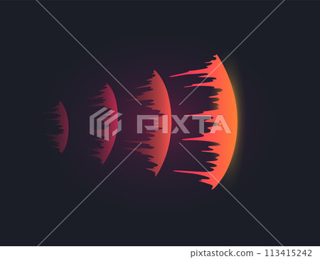 Cartoon laser gun beam. Alien combat weapon rays. Futuristic shot effect. Destructive plasma flow. Bomb blaster attack explosion. Vector game element Cartoon laser gun beam. Alien combat weapon rays. Futuristic shot effect. Destructive plasma flow. Bomb blaster attack explosion. Vector game element 113415242
