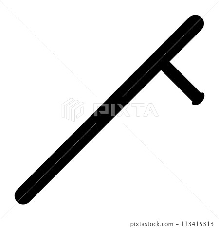 Tonfa melee weapon, police baton, tonfa security protection Tonfa melee weapon, police baton, tonfa security protection 113415313