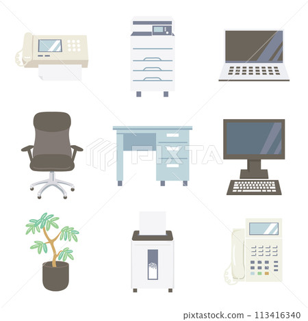 Office icon illustration Office icon illustration 113416340