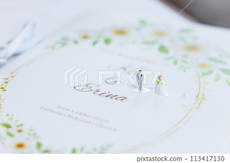 可愛的婚禮新娘和新郎的婚紗、結婚、新娘形象照 可愛的婚禮新娘和新郎的婚紗、結婚、新娘形象照 113417130