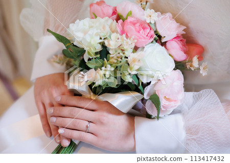 新娘捧花（手） 113417432
