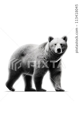 Walking brown bear 113418045