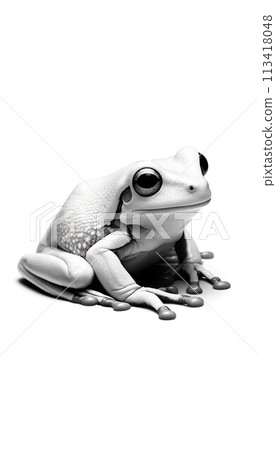 Frog looking diagonally 113418048